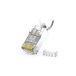 RJ45 Cat 6 Shielding Crystal Connector 10 Pcs (1Pack)