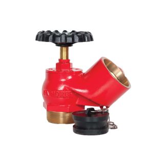 oblique landing valve