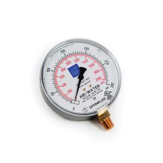 Sprinkler dry pressure gauge